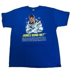 ００７ムーンレイカー・ロジャームーアTシャツ（未使用品）と映画パンフレットのセット❗️限定1セットの画像