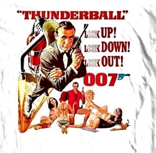 サンダーボール作戦007‼️ショーン・コネリー❗️ジェームズ・ボンド❗️限定1枚‼️