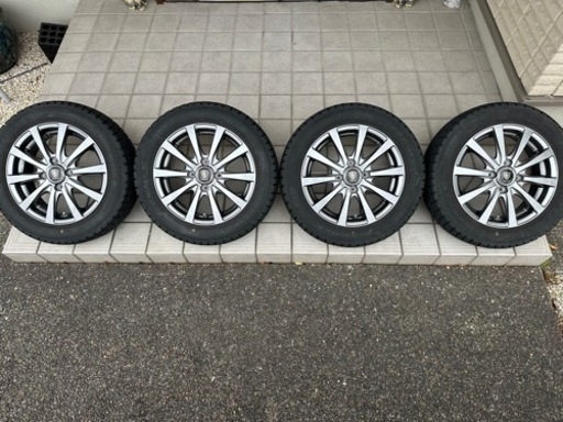 スタッドレスタイヤ 155/65R14アルミ付き４本