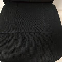 【 東京都 調布市 柴崎 】 ニトリ デスクチェア ★ ワークチェア N ターゲット ブラック 黒 キャスター 座面上下 NITORI  動作良好の画像