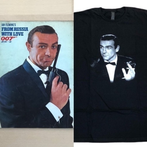 ００７ロシアより愛をこめて❗️映画パンフレットとショーン・コネリーのＴシャツ❗️（未使用品）限定1セット❗️