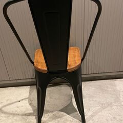 ○【4脚セット】ダイニングチェア チェア 椅子 家具 ブラック おしゃれ シンプル 積み重ね可能 店舗 飲食店 業務用(NF230211)327-22-②(45)の画像