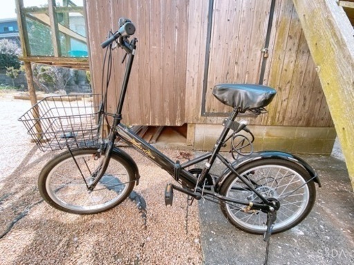 折りたたみ自転車　ブラック