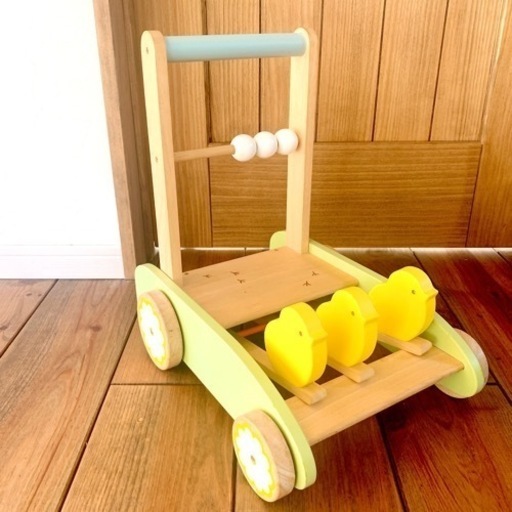 ベビー玩具 手押し車 木製 北欧