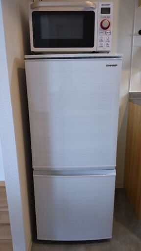 SHARP 2020年製  137L 2ドア冷蔵庫    SHARP 2019年製 電子レンジ          Scubism 2017年式32型TV