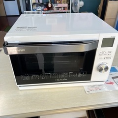 2018年製 シャープ スチームオーブンレンジ ヘルシオ 18L ホワイト AX-CA450-Wの画像