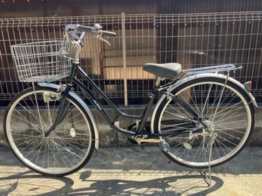 中古自転車　27インチ　黒