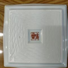 柄付き長盆と角和皿セットの画像