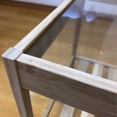 IKEA ガラステーブルの画像