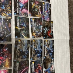 ガンダム　ウエハース　カード　ガンプラ　パッケージ　アート　コレクションの画像