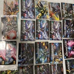 ガンダム　ウエハース　カード　ガンプラ　パッケージ　アート　コレクションの画像