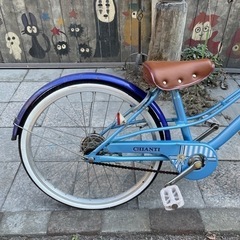 3229】子供車 22インチ 前後タイヤ新品 8,300円（防犯・税込）