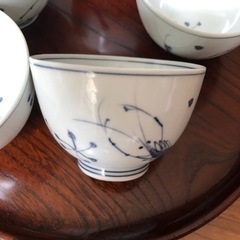 湯呑み茶碗　五つの画像