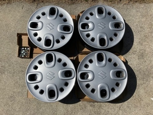 スペーシア（スズキ）純正ホイール＋ホイールカバーセット