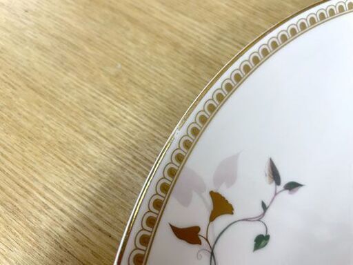 ウエッジウッド ローズゴールド 27cmプレート　2枚 ウエッジウッド ローズゴールド 27cmプレート 2枚 WEDGWOOD ROSE