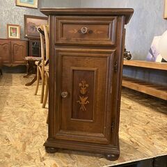 イタリア製 電話台 コンソール 象嵌 リビングスタジオ サイドボード