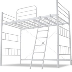 ロフトベッド　白　シングル　3年前に購入