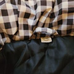 110cm 子供 キッズ ダウン コート アウターの画像