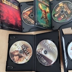 パイレーツオブカリビアン、タイタニック、プラダを着た悪魔　中古DVDの画像