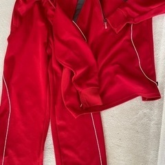 柏の葉高校　ジャージ上下と体操服　赤