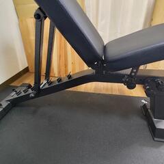 【譲渡先確定】トレーニングベンチ＆ダンベルセットお譲りします。の画像