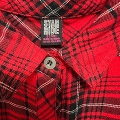 キッズ☆シャツワンピース　130cmの画像