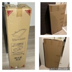 新品 収納付き すのこベッド シングルマットレス付きの画像