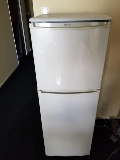 [受付終了]ナショナル　一人暮らし用冷蔵庫　126L NR-B13T1-HM形