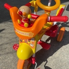 アンパンマン  三輪車　折りたたみ収納タイプ