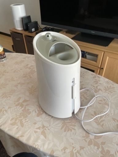 【最終値下げ！！】【美品】加湿器 2022モデル スチーム式 大容量3.5L 卓上加湿器 除菌消臭 おしゃれ アロマ対応 静音