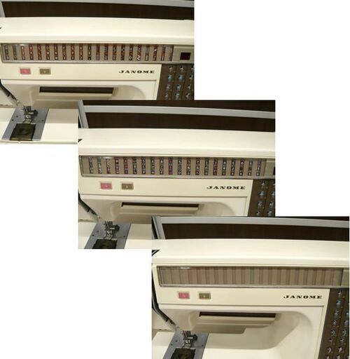 【動作品】JANOME Memory Craft 6500 家庭用コンピューターミシン フットコントローラー付き ジャノメ メモリーク