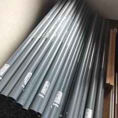 建築・排水パイプ2m10本