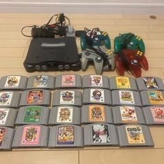 ニンテンドー64本体＋ソフト多数