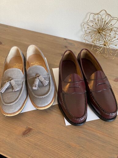 G.H.BASSローファー＋men's melroseタッセルスウェードローファー