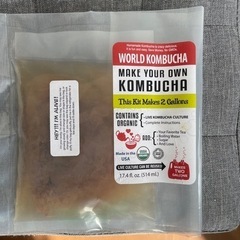 コンブチャのスコビーと瓶
