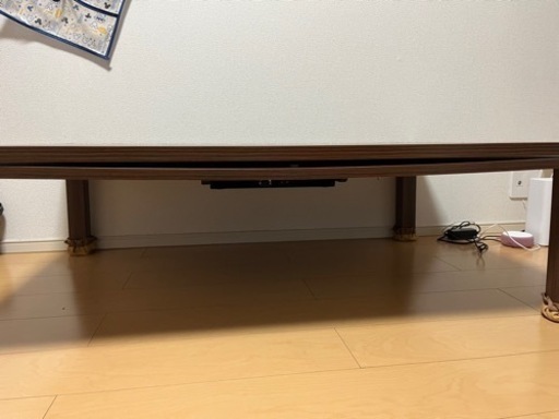 120×80cm こたつテーブル ケーブル付属