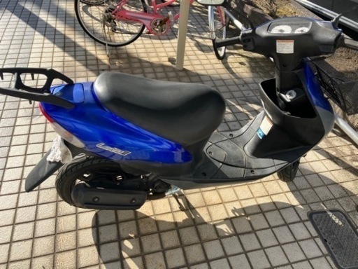 お話中　原付バイク　レッツ2