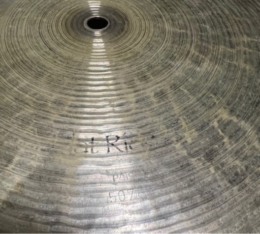 値下げしました❗️パイステ Dave Weckel使用 フラットライド２０　中古シンバル