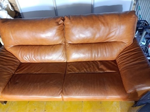 ✨早割有り✨激安価格✨グランツ✨定価 数十万円✨本革ソファ✨三人がけ✨