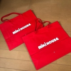 ミキハウス　ペーパーバッグの画像