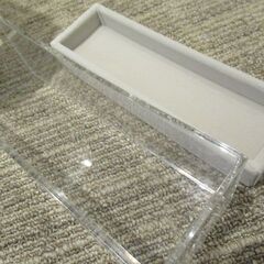 【新品同様】メガネ・アクセサリー・小物ケース　木製トレイ付の画像