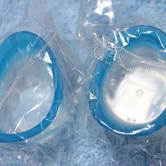 洗顔カップ　ブルー2個入り（新品、即納品）