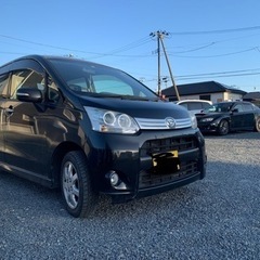 ダイハツ ムーヴカスタムX リミテッド 23年式 黒 7.4万キ...