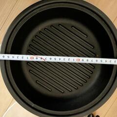 電気グリル鍋 グリルパン ホットプレートの画像