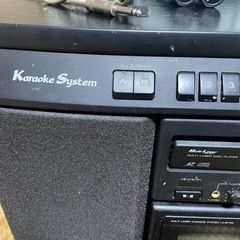 カラオケシステムセット　別で専用ディスクもありますの画像