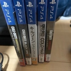 PS4 500GB コントローラー2個&ソフト5本付きの画像