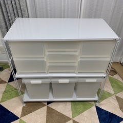 無印良品 スチールユニットシェルフ・スチール棚セット