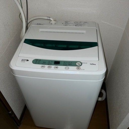 ヤマダ電機　全自動電気洗濯機　YWM-T45A1 取引日3/7か3/8