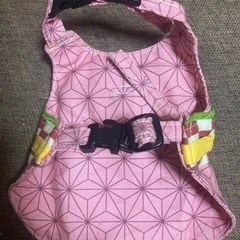 うさぎハーネス禰豆子柄💖の画像