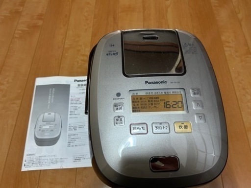 パナソニック 炊飯電子ジャー SR-PA187-T （内釜交換済み）